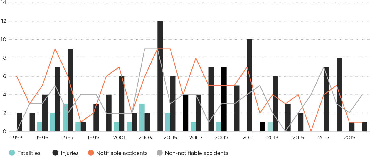 [Image] FIGURE 3G: LPG cooker and oven accidents. 