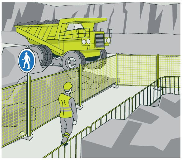 [Image] Figure 66: Example of pedestrian route